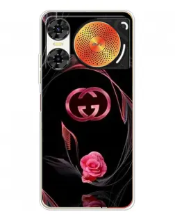 Чехол для ZTE Nubia Music 2 с картинкой «Gucci — неоновая роза» Чехол для ZTE Nubia Music 2 с картинкой «Gucci — неоновая роза»