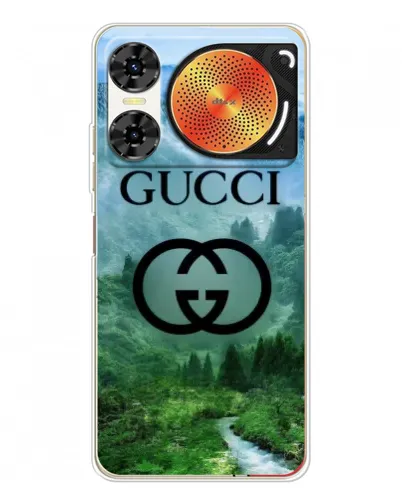 Чехол для ZTE Nubia Music 2 с картинкой «Gucci — горный пейзаж»