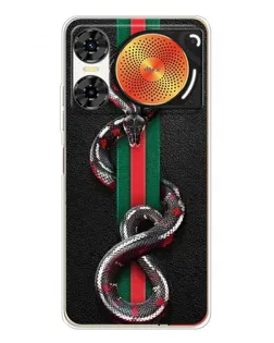 Чехол для ZTE Nubia Music 2 с картинкой «Gucci — змея на полосе» Чехол для ZTE Nubia Music 2 с картинкой «Gucci — змея на полосе»