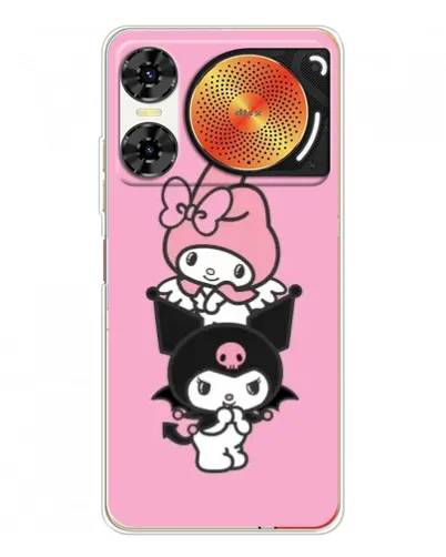 Чехол для ZTE Nubia Music 2 с картинкой «My Melody и Kuromi»