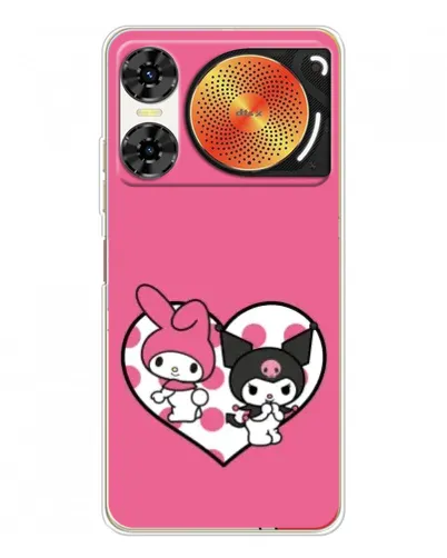 Чехол для ZTE Nubia Music 2 с картинкой «Kuromi и My Melody»