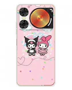 Чохол для ZTE Nubia Music 2 з картинкою «My Melody та Kuromi»