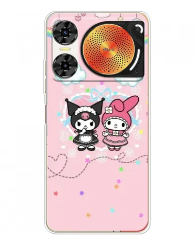 Чехол для ZTE Nubia Music 2 с картинкой «My Melody и Kuromi»