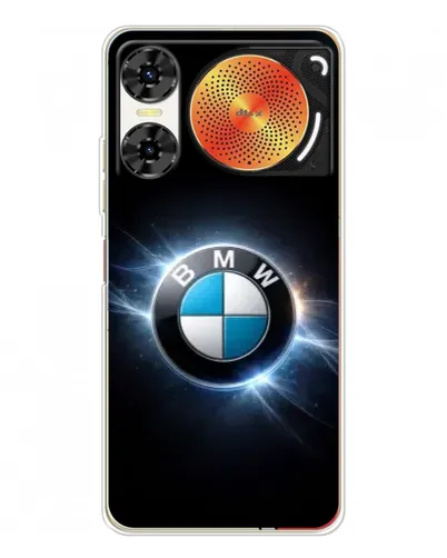 Чехол для ZTE Nubia Music 2 с картинкой «BMW — неоновое сияние»