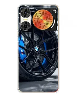 Чехол для ZTE Nubia Music 2 с картинкой «Колесо BMW вблизи»