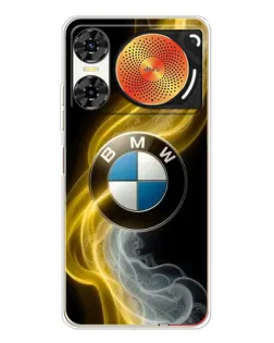 Чехол для ZTE Nubia Music 2 с картинкой «Золотистый дым BMW»