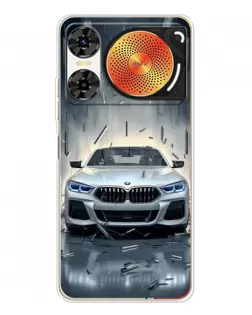 Чехол для ZTE Nubia Music 2 с картинкой «BMW в свете фар»
