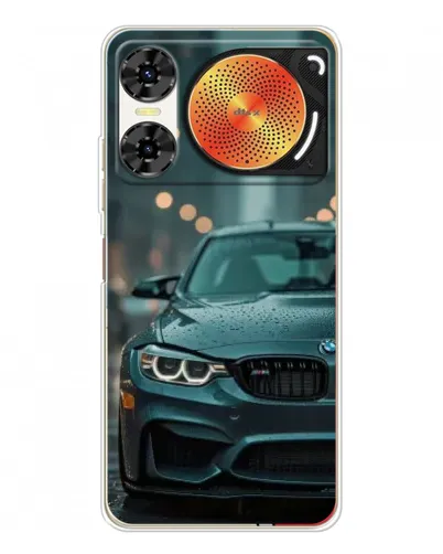 Чехол для ZTE Nubia Music 2 с картинкой «BMW в огнях города»