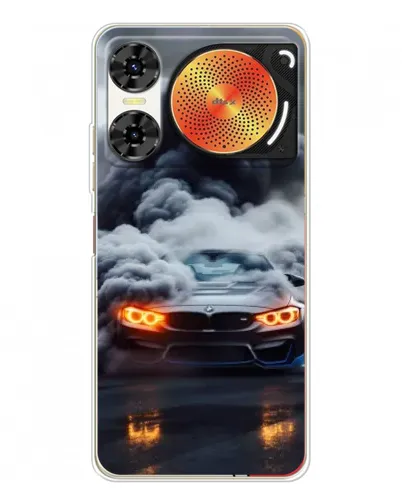 Чехол для ZTE Nubia Music 2 с картинкой «BMW в дыму»