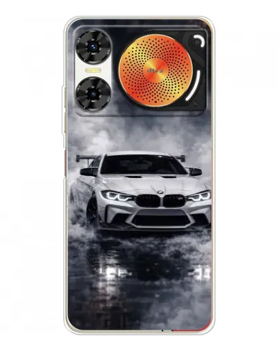 Чехол для ZTE Nubia Music 2 с картинкой «BMW сквозь туман»
