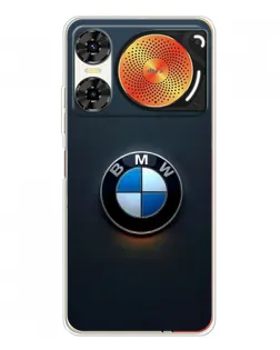 Чехол для ZTE Nubia Music 2 с картинкой «Логотип BMW — минимализм»