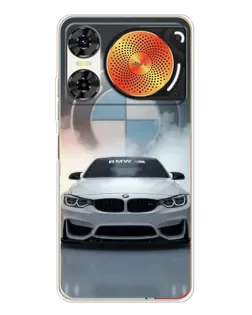 Чехол для ZTE Nubia Music 2 с картинкой «BMW в белом дыму» Чехол для ZTE Nubia Music 2 с картинкой «BMW в белом дыму»