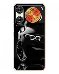 Чехол для ZTE Nubia Music 2 с картинкой «Черная BMW — профиль» Чехол для ZTE Nubia Music 2 с картинкой «Черная BMW — профиль»