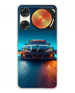 Чехол для ZTE Nubia Music 2 с картинкой «BMW — огни неона» Чехол для ZTE Nubia Music 2 с картинкой «BMW — огни неона»