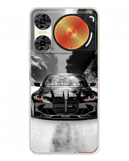 Чехол для ZTE Nubia Music 2 с картинкой «BMW — акварельный дрифт» Чехол для ZTE Nubia Music 2 с картинкой «BMW — акварельный дрифт»