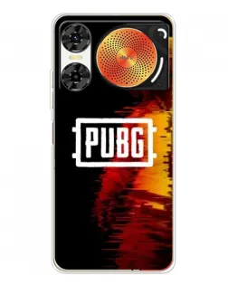 Чохол для ZTE Nubia Music 2 з картинкою «Яскравий логотип PUBG»