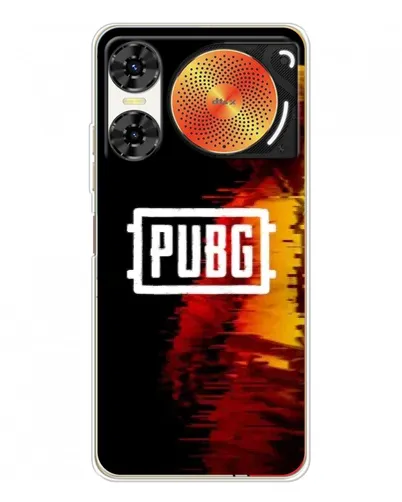 Чехол для ZTE Nubia Music 2 с картинкой «Яркий логотип PUBG»