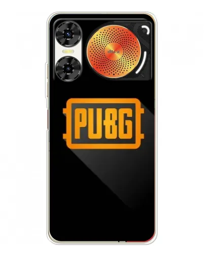 Чехол для ZTE Nubia Music 2 с картинкой «PUBG — рамка лого»