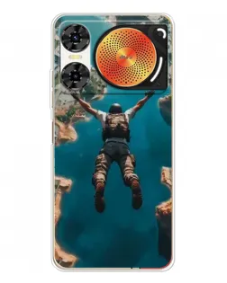 Чехол для ZTE Nubia Music 2 с картинкой «PUBG — свободное падение»