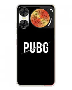 Чехол для ZTE Nubia Music 2 с картинкой «PUBG — белый логотип»