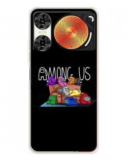 Чохол для ZTE Nubia Music 2 з картинкою «Логотип Among Us»