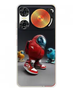 Чохол для ZTE Nubia Music 2 з картинкою «Among Us — 3D стиль»