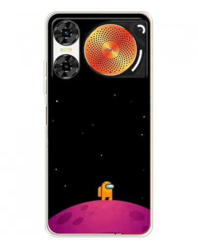 Чехол для ZTE Nubia Music 2 с картинкой «Одинокий герой на планете»