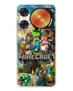Чохол для ZTE Nubia Music 2 з картинкою «Замок Minecraft»