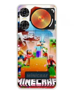 Чохол для ZTE Nubia Music 2 з картинкою «Minecraft герої гри»