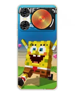 Чехол для ZTE Nubia Music 2 с картинкой «Губка Боб Minecraft» Чехол для ZTE Nubia Music 2 с картинкой «Губка Боб Minecraft»