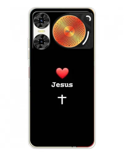 Чехол для ZTE Nubia Music 2 с картинкой «Сердце - Jesus»
