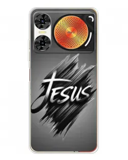 Чехол для ZTE Nubia Music 2 с картинкой «Надпись Jesus Graffiti»