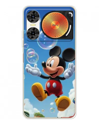 Чехол для ZTE Nubia Music 2 с картинкой «Mickey и мыльные пузыри»