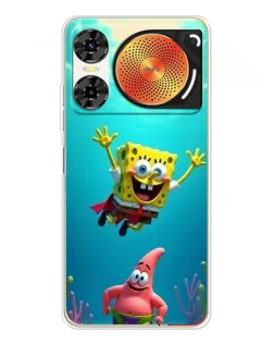Чехол для ZTE Nubia Music 2 с картинкой «Спанч Боб под водой»