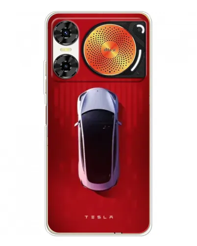 Чехол для ZTE Nubia Music 2 с картинкой «Tesla Top View»