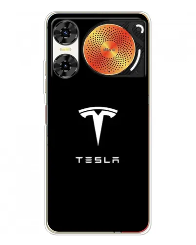 Чехол для ZTE Nubia Music 2 с картинкой «Tesla White Logo»