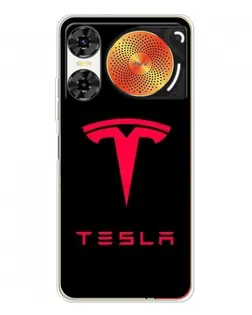 Чехол для ZTE Nubia Music 2 с картинкой «Tesla Red Logo»