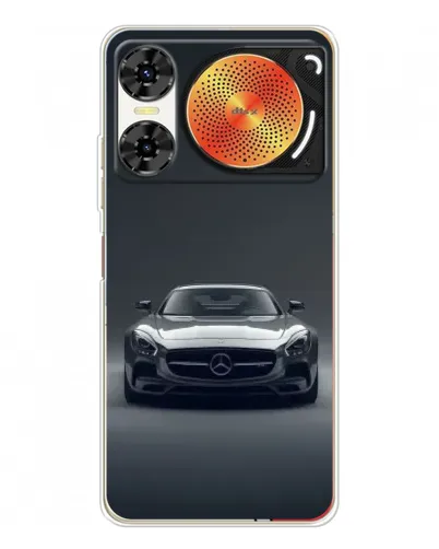 Чехол для ZTE Nubia Music 2 с картинкой «Mercedes на черном» Чехол для ZTE Nubia Music 2 с картинкой «Mercedes на черном»