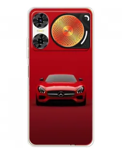 Чехол для ZTE Nubia Music 2 с картинкой «Красный Mercedes AMG»