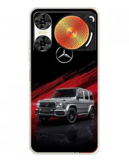 Чехол для ZTE Nubia Music 2 с картинкой «Mercedes G-Class красный»