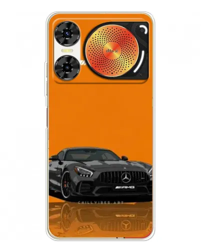Чехол для ZTE Nubia Music 2 с картинкой «Оранжевый Mercedes AMG» Чехол для ZTE Nubia Music 2 с картинкой «Оранжевый Mercedes AMG»