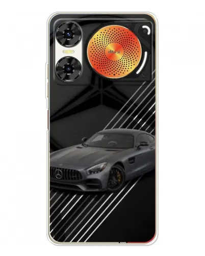 Чехол для ZTE Nubia Music 2 с картинкой «Mercedes AMG — графика» Чехол для ZTE Nubia Music 2 с картинкой «Mercedes AMG — графика»