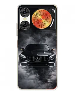 Чехол для ZTE Nubia Music 2 с картинкой «Mercedes в дыму»