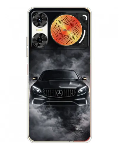 Чехол для ZTE Nubia Music 2 с картинкой «Mercedes в дыму» Чехол для ZTE Nubia Music 2 с картинкой «Mercedes в дыму»