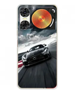 Чехол для ZTE Nubia Music 2 с картинкой «Гоночный Mercedes AMG»