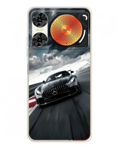 Чехол для ZTE Nubia Music 2 с картинкой «Гоночный Mercedes AMG» Чехол для ZTE Nubia Music 2 с картинкой «Гоночный Mercedes AMG»