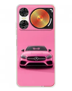 Чохол для ZTE Nubia Music 2 з картинкою «Рожевий Mercedes AMG»