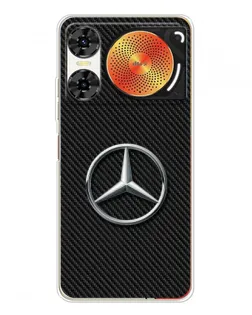 Чохол для ZTE Nubia Music 2 з картинкою «Карбоновий Mercedes стиль»