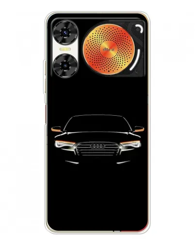 Чехол для ZTE Nubia Music 2 с картинкой «Audi — ночной контур» Чехол для ZTE Nubia Music 2 с картинкой «Audi — ночной контур»