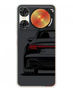 Чехол для ZTE Nubia Music 2 с картинкой «Задняя часть Audi — арт»